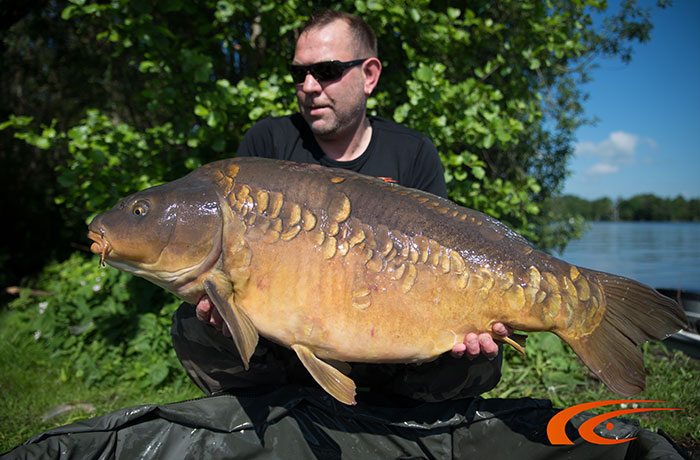 Een mooie spiegel die sneuvelde op een Double Dutch Hookbait.