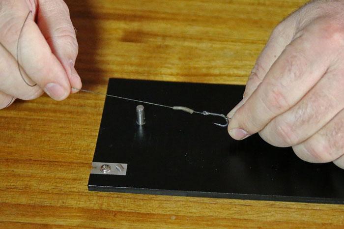 10. Zet de Line Aligner nu op de lijn.