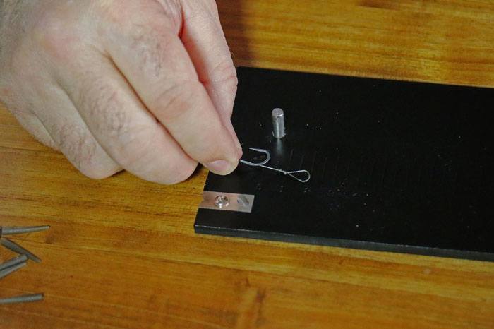 Trek het lusje goed aan.