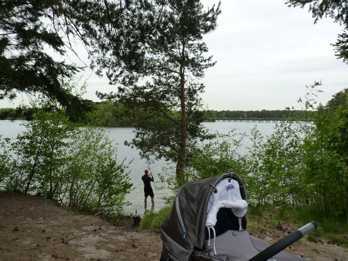De kinderwagen mee op (vis)vakantie... een nieuwe ervaring!