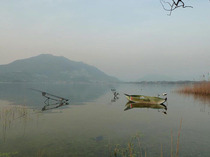 Het uitzicht van Leonardo Reffo op het machtige Pusiano is niet mis. Eén van de mooiste meren van Italië.