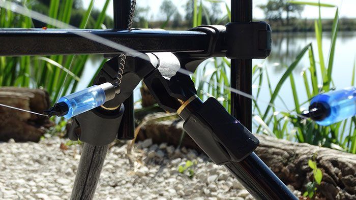 De middelste hanger/swinger kan volledig naar beneden zakken.