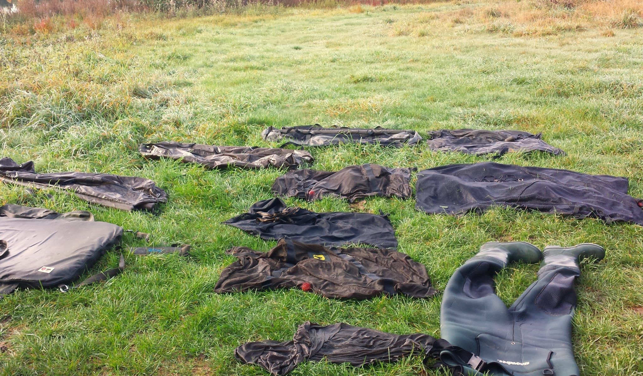 Een tafereel dat sommige vissers wellicht herkennen.