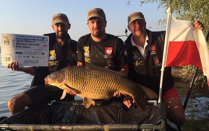 Met 21,6kg tot nu toe de grootste karper van het WCC.