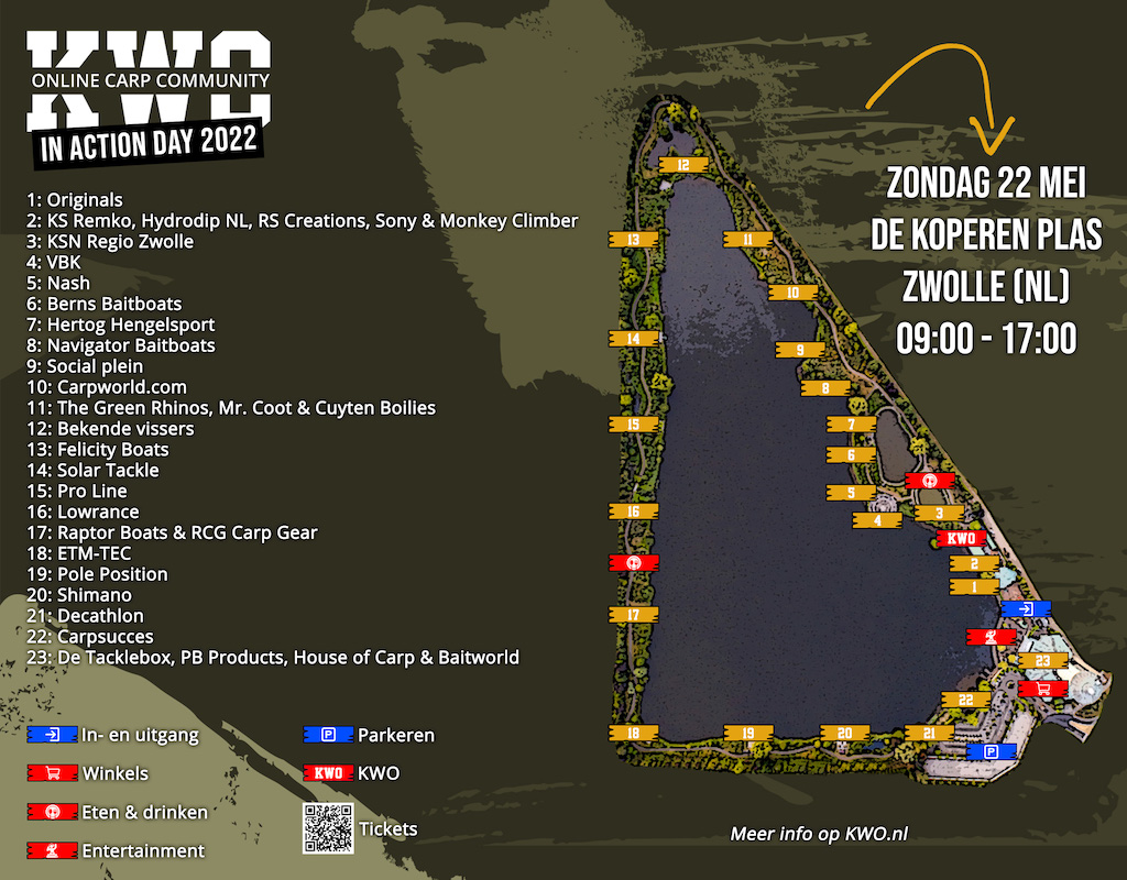 kwo in action day plattegrond